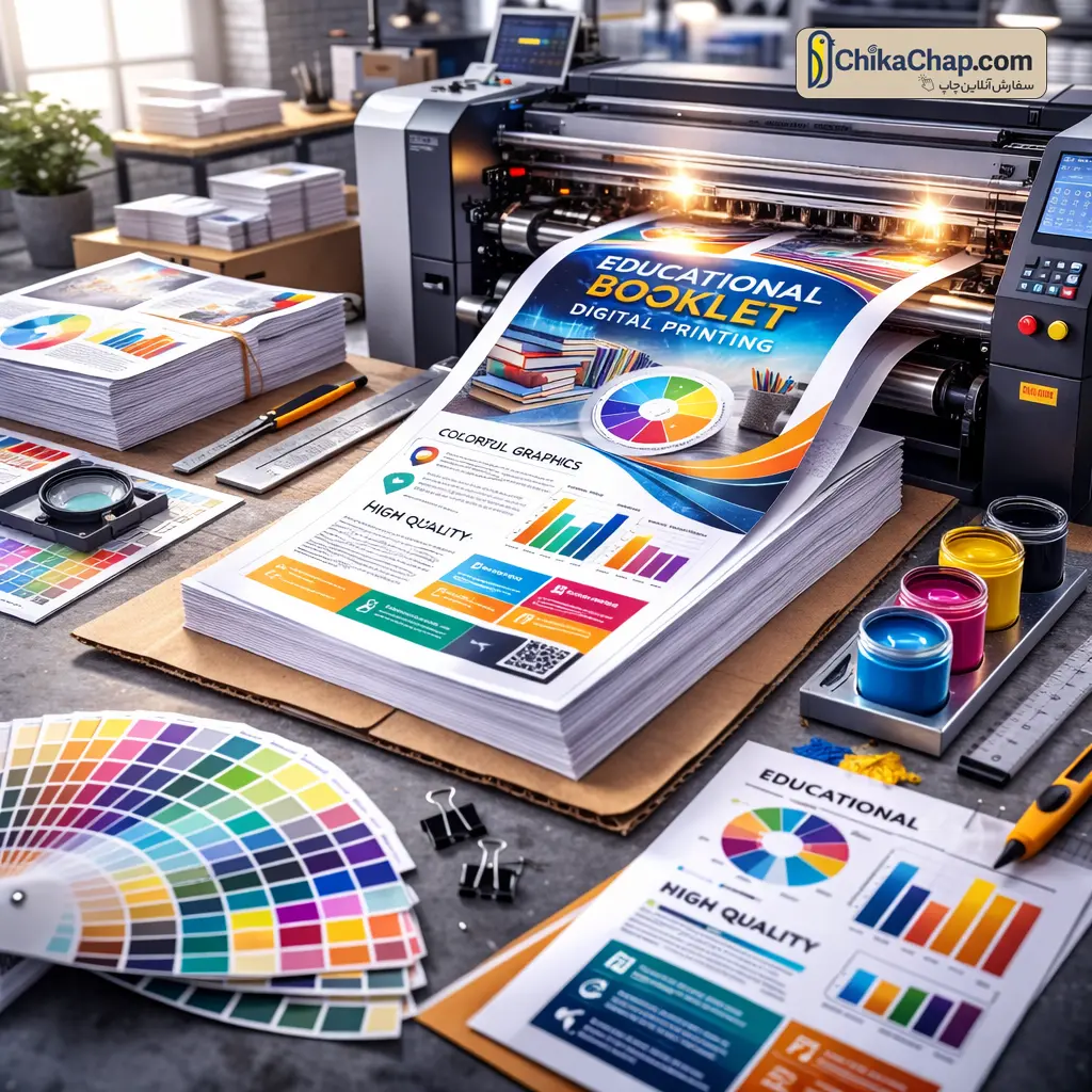 چاپ دیجیتال جزوه - چاپ جزوه کیفیت بالا و قیمت مناسب